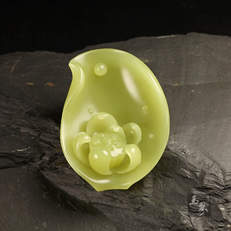 黄玉-荷花小香插