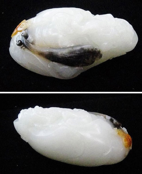 具备多种俄料特征的巧雕把件