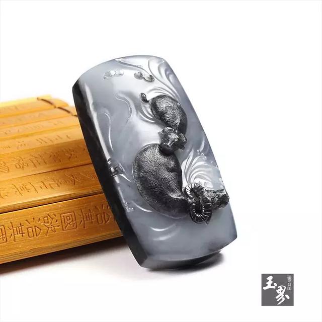玉雕作品中的春意