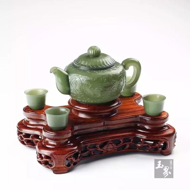 静茗清趣——和田玉茶具