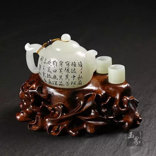 静茗清趣——和田玉茶具